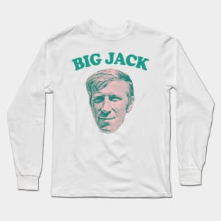 Big Jack Charlton / Retro Style Design Long Sleeve T-Shirt